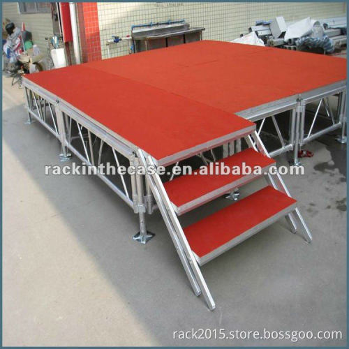 Portable Aluminum Stage With Stair for Outdoor Events